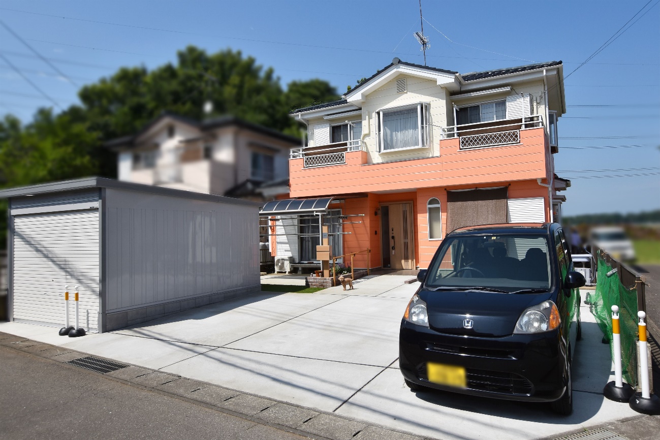 2台分→4台分の駐車場へリフォーム